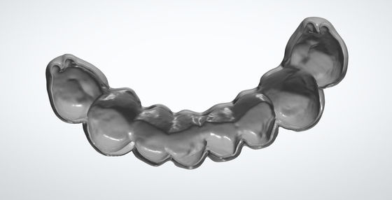 kopen Gemaalde eierschel CAD CAM Tandheelkundig ontwerp voor PMMA tijdelijke brugimplantaat online vervaardiging